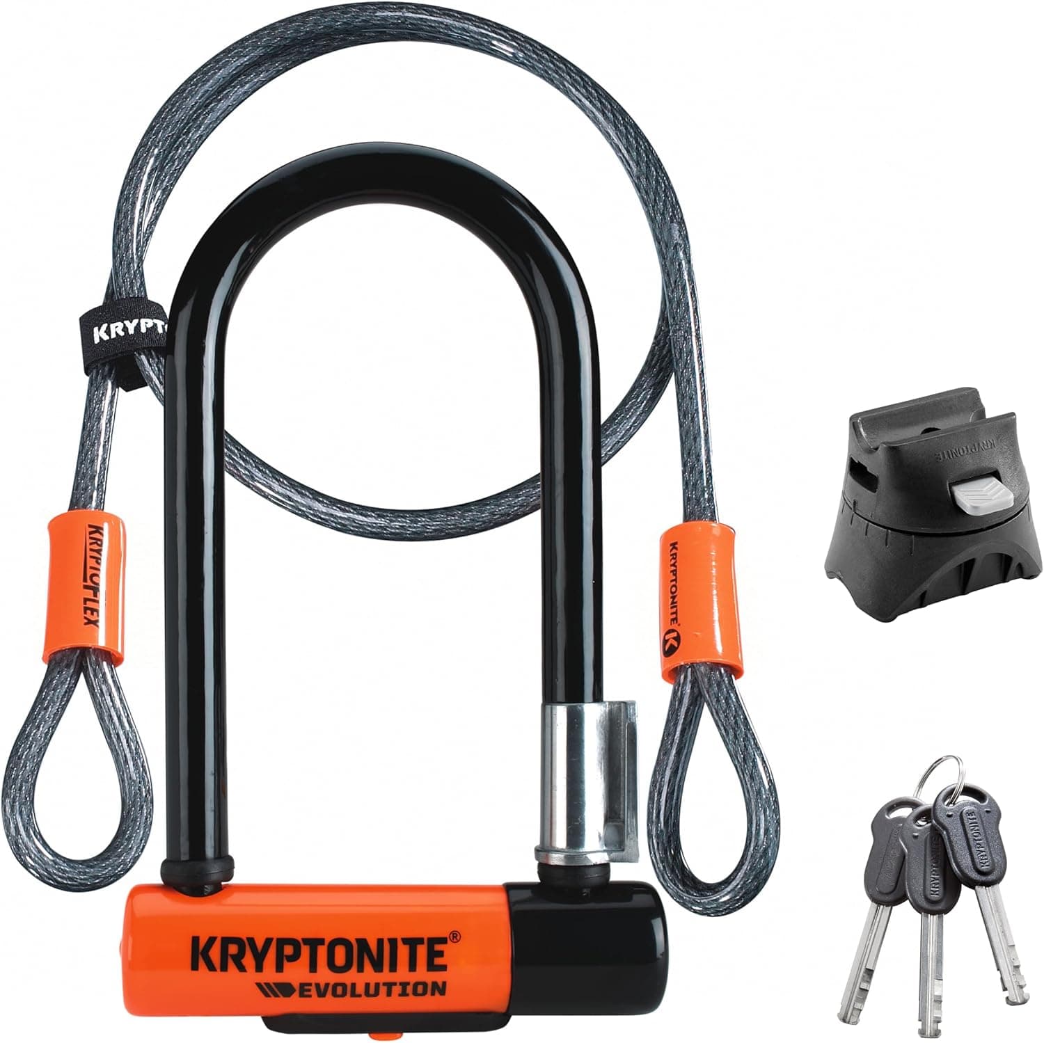 Kryptonite Evolution Mini-7 Antivol en U avec Câble
