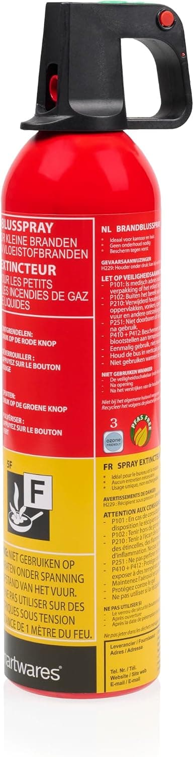 Smartwares Extincteur en Spray pour Feux de Cuisine