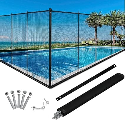 GIANTEX Barrière Piscine 4 Panneaux 360 x 125 cm