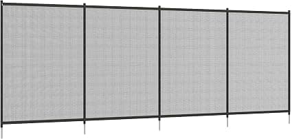 Outsunny Clôture Barrière de Sécurité Lot de 4, 365 x 126 cm