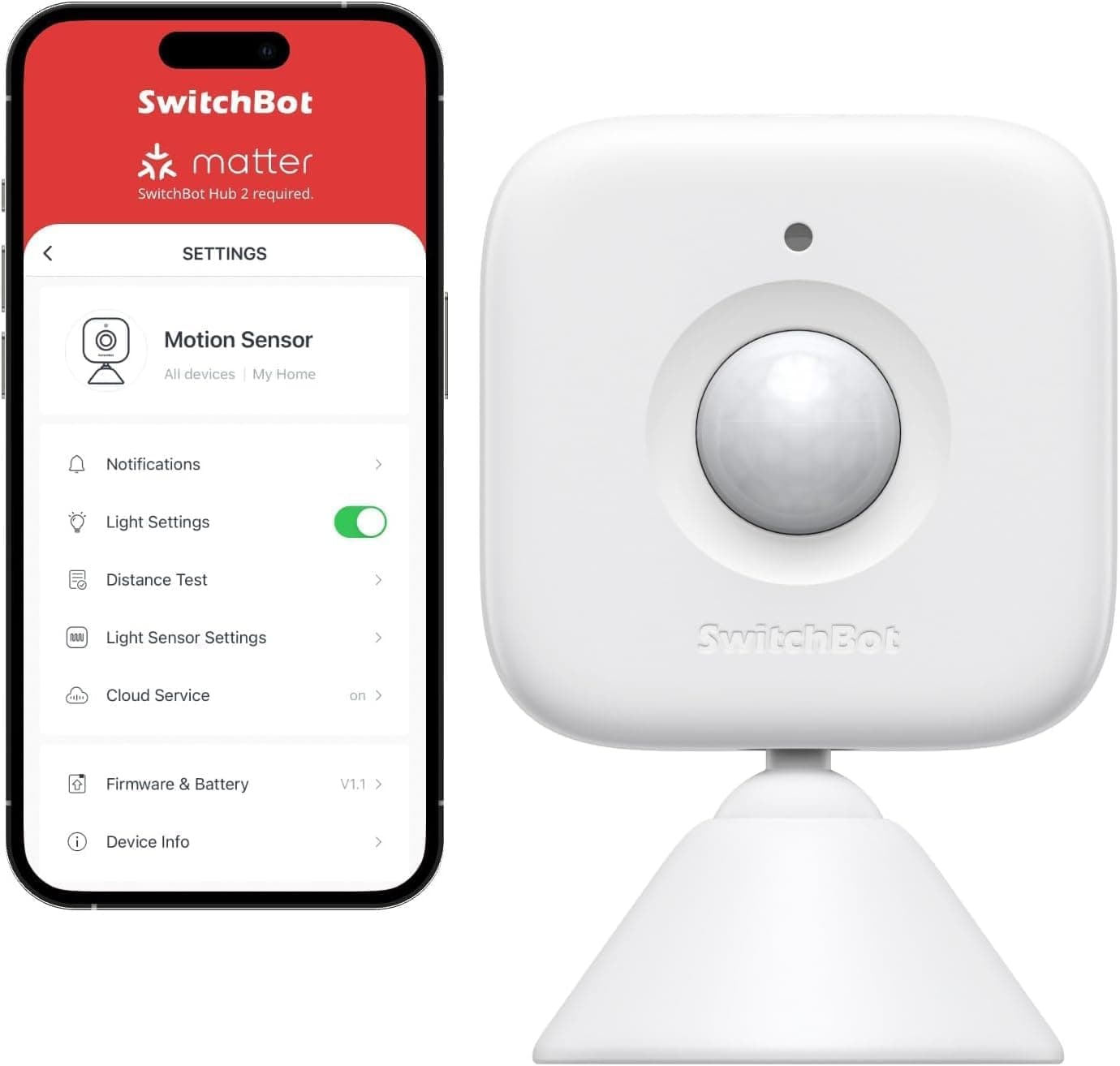 SwitchBot Capteur de Mouvement Intelligent
